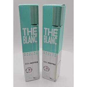 The Blanc Eau De Perfume Solinotes White Tea Roller Ball, 2 pack. NIB